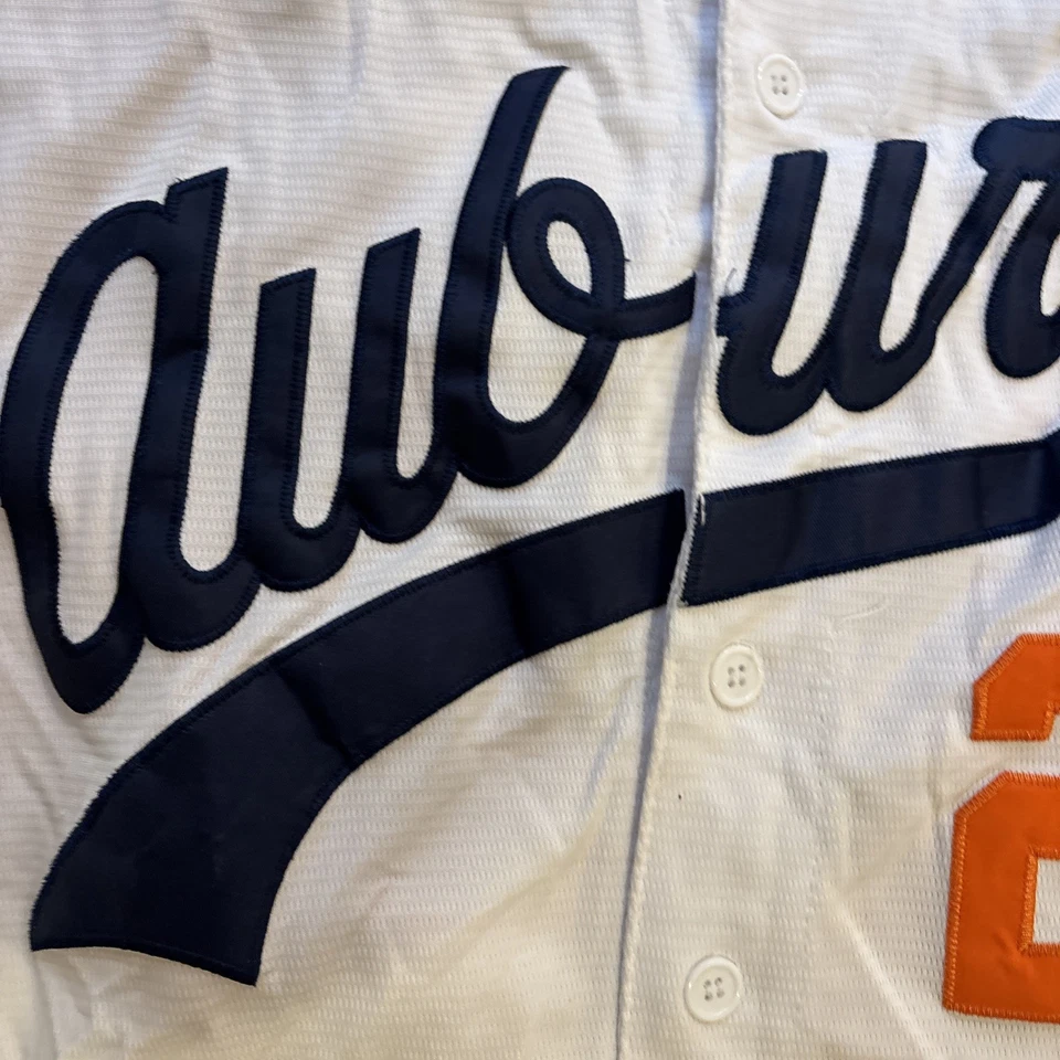 Camiseta de beisebol retrô Bo Jackson #29 Auburn Tigers costurada XL Throwback LEIA - Imagem 3 de 4
