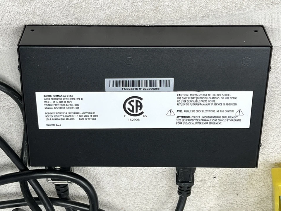 Furman AC-215A NEMA 5-15R AC outlet (120V receptacle) - Image 4 of 4