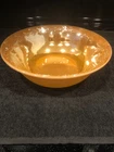 Vintage Fire King Laurel Leaf Peach Luster 8” Serving Bowl by Anchor Hocking EUC