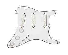 EMG Retro Active RA-2 Prewired Pickguard - White - Used