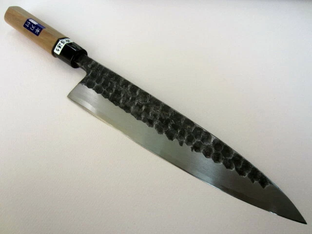 JAPAN SEKI hand made Chef Knife White Steel SHIROGAMI Deba Sashimi blade 210mm