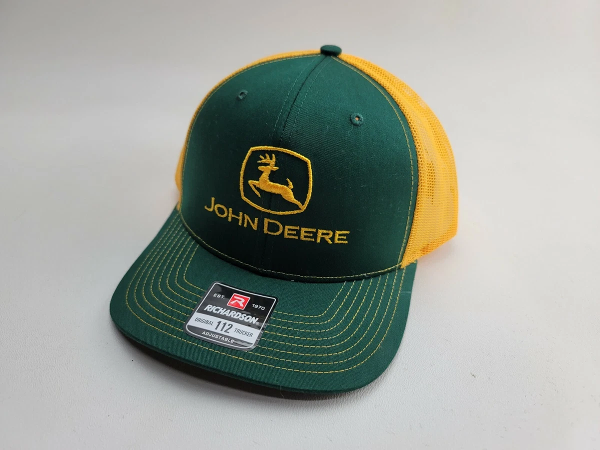 JOHN DEERE CAP HAT Richardson 112 Custom made trucker hat