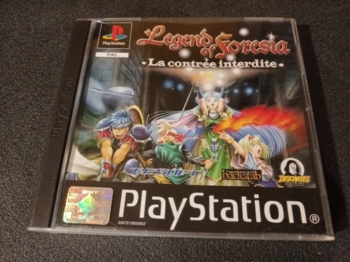 Legend Of Foresia La Contrée Interdite – PS1, Jeu Complet, Très Bon état