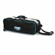 Storm Tournament 3 Ball Tote Black/Blue Bowling Bag
