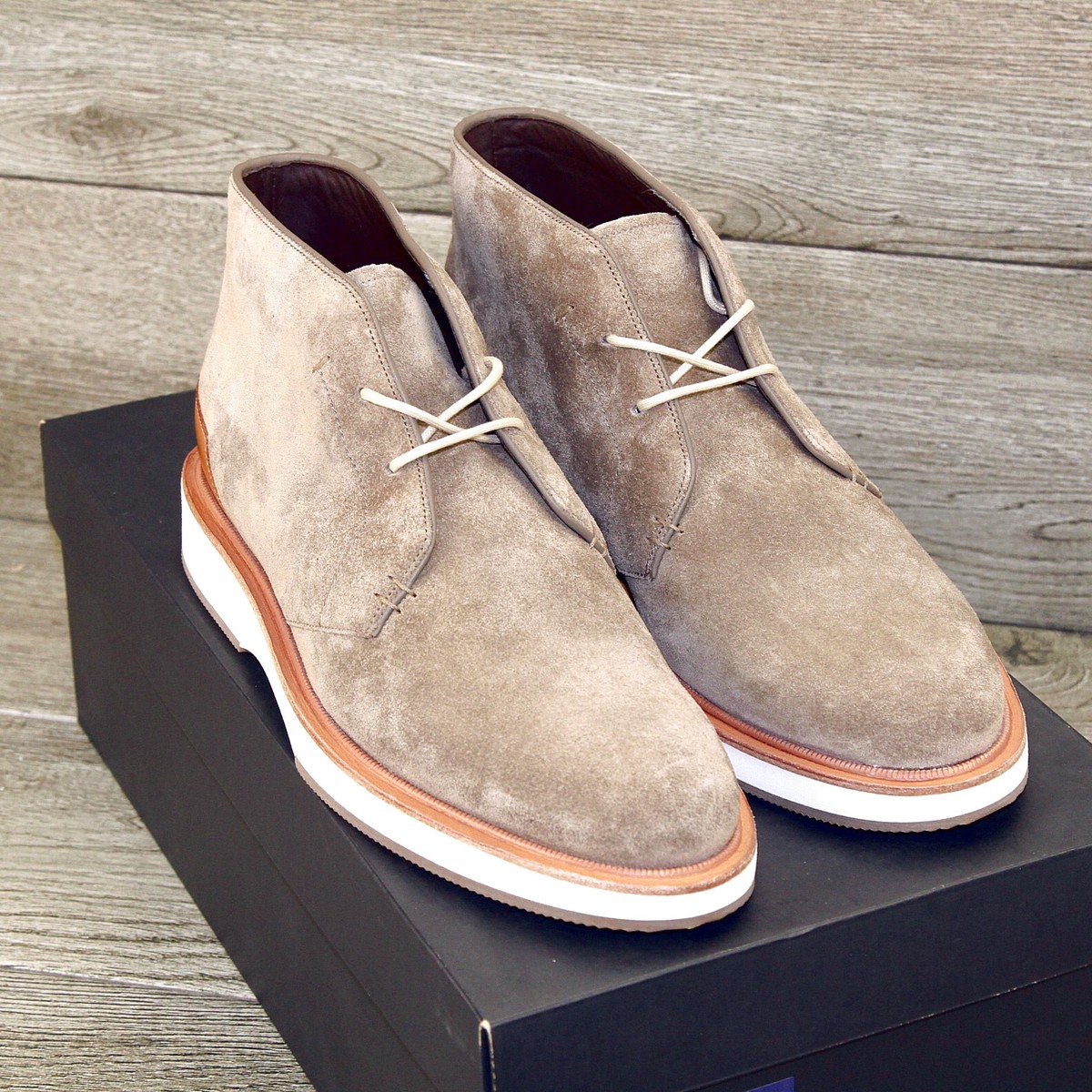 NIB* $365 Allen Edmonds BROOKLYN LIGHT Chukka Boot D Suede