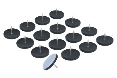 Möbelgleiter Teflon Teflongleiter Rund Mit Nagel – PTFE Möbelgleiter In Verschiedenen Größen, Blau/grau Möbelgleiter M6 - Foto 5