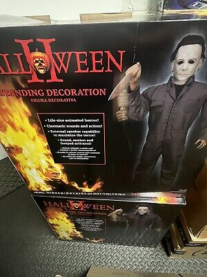 Animated Michael Myers Standing Decoration 6.6ft Halloween II ...