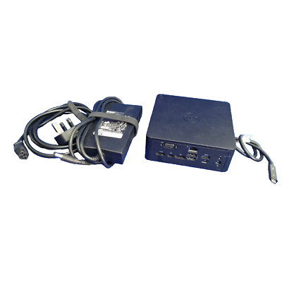 ORIGINAL Dell K16A TB18DC Dual USB-C Dockingstation + 130 W Netzteil + Kabel