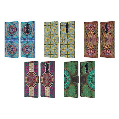 HEAD CASE DESIGNS ARABESQUE PATTERN LEATHER BOOK WALLET CASE FOR NOKIA PHONES