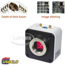 Panorama USB 3.0 High Speed C-mount Industrial Microscope Camera Sony IMX178 US
