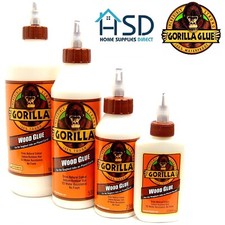 Gorilla Wood Glue Water Resistant PVA Strong Fast Bond Non Foaming Adhesive NEW