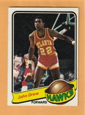 John Drew Atlanta Hawks 1979-80 Topps #118 Beatrice Alabama Gardner-Webb