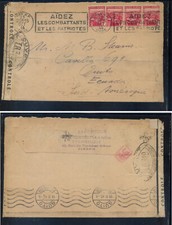 Algeria  censor   cover  to Ecuador  1944