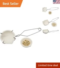 Improved Italian Ceramic Crucible Set for Gold & Silver Melting - Tongs Included