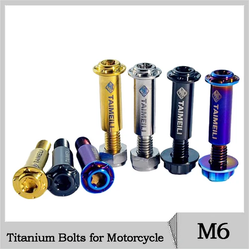 Tornillos de titanio M6 rosca Len 14 mm para bomba hidráulica de empuje de motocicleta Powerhouse - Imagen 2 de 29