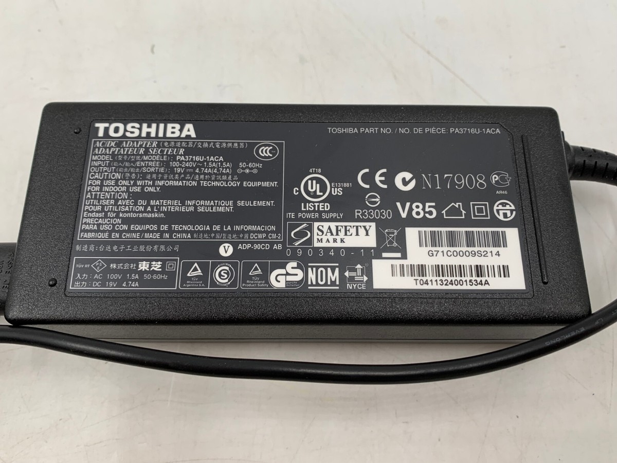 電源ユニット TOSHIBA 90W MODEL:PA3716U-1ACA Amazon.co.jp: 【PSE認証済み】東芝 PA3716U-1ACA 電源