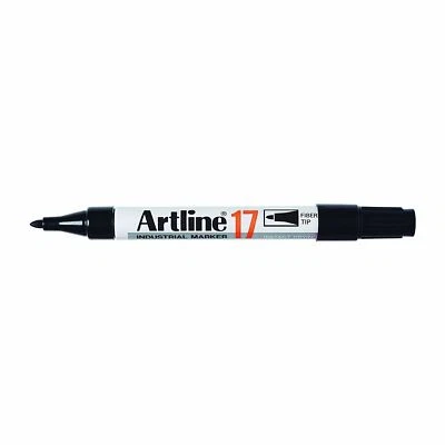 Artline Black Permanent Marker Pen Industrial -Water, Heat, Light Resistant