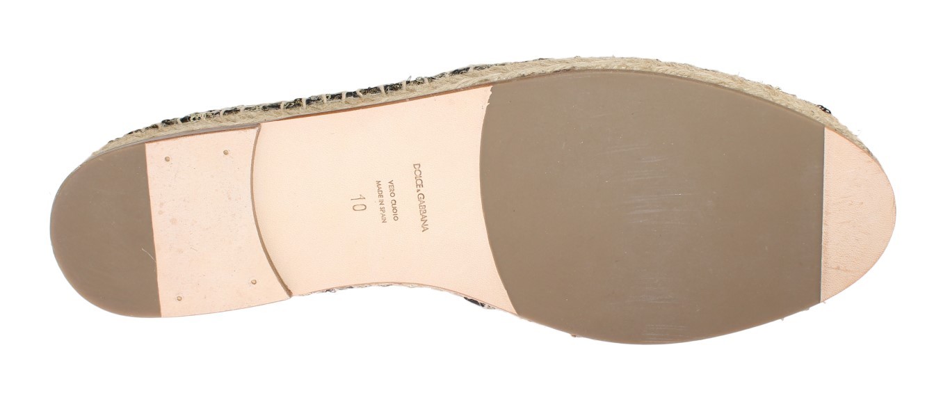MV872 Dolce Gold & Gabbana Gold Dolce Sequined Logo Loafers Espadrilles 4cfc65 MV872 Dolce Gold & Gabbana Gold Dolce Sequined Logo Loafers Espadrilles 4cfc65