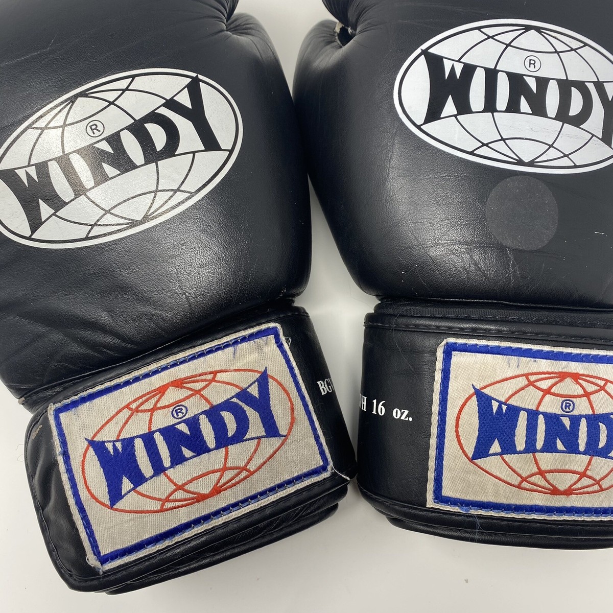 Vintage Windy Boxing Gloves BGVH 16oz Black - Read | eBay