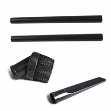 Shop-Vac 1.25-inch hose end 19" 2pk Extension Wands With 1pk Round Brush and ...