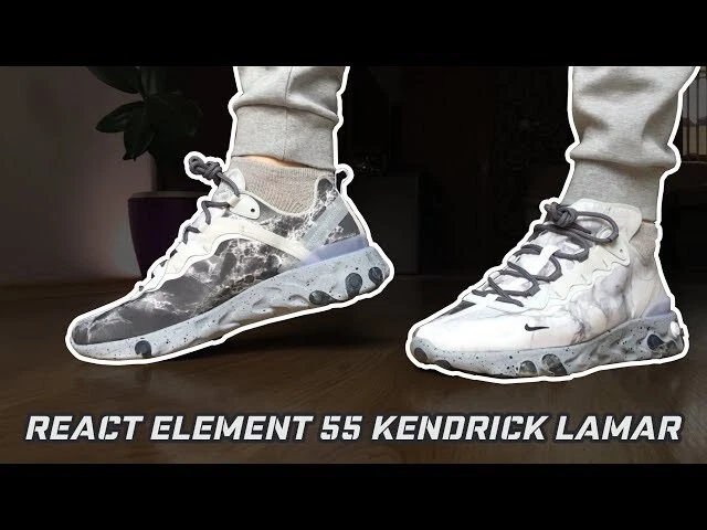 Nike React element 55 Kendrick Lamar size US 9 - Image 2 of 2