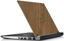 WOOD Vinyl Lid Skin Cover Decal fits Dell Latitude 3330 Laptop