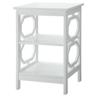 Omega End Table White - Convenience Concepts on sale Omega End Table White - Convenience Concepts on sale