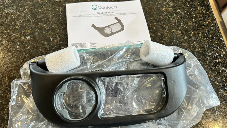 Детский лоток Contours Zy061-BLK V2 для колясок Contours - Изображение 2 из 2