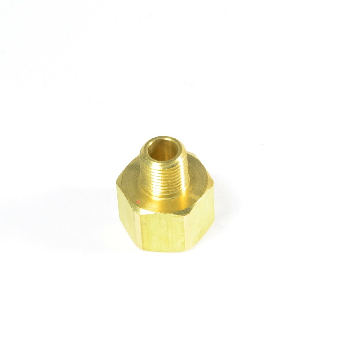 Female 1/4 SAE 45° Flare To Male 1/8 NPT Adapter Fitting - For Propane, LNG, Hydraulic & More 4 thumbnail image