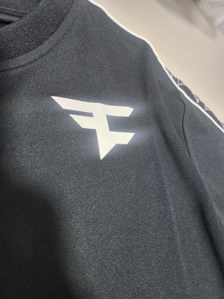 KAPPA FAZE CLAN BLACK LONG SLEEVESOCCER JERSEY FORTNITE CALL OF DUTY Slimfit - Image 3 of 4