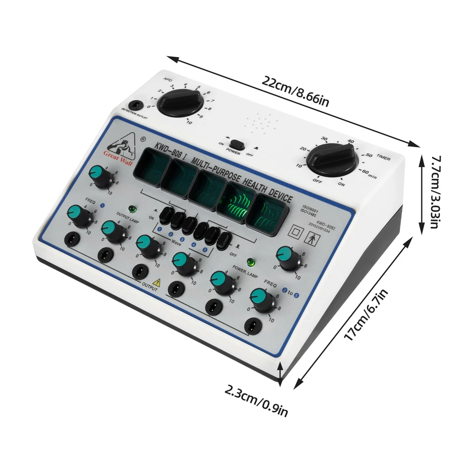 KWD808-I 电动针灸刺激器输出贴按摩器护理新品 — 第 4/4 张图片