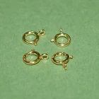 WHOLESALE LOTS 14kt Gold Filled 6mm SPRING RING CLASPS with open rings