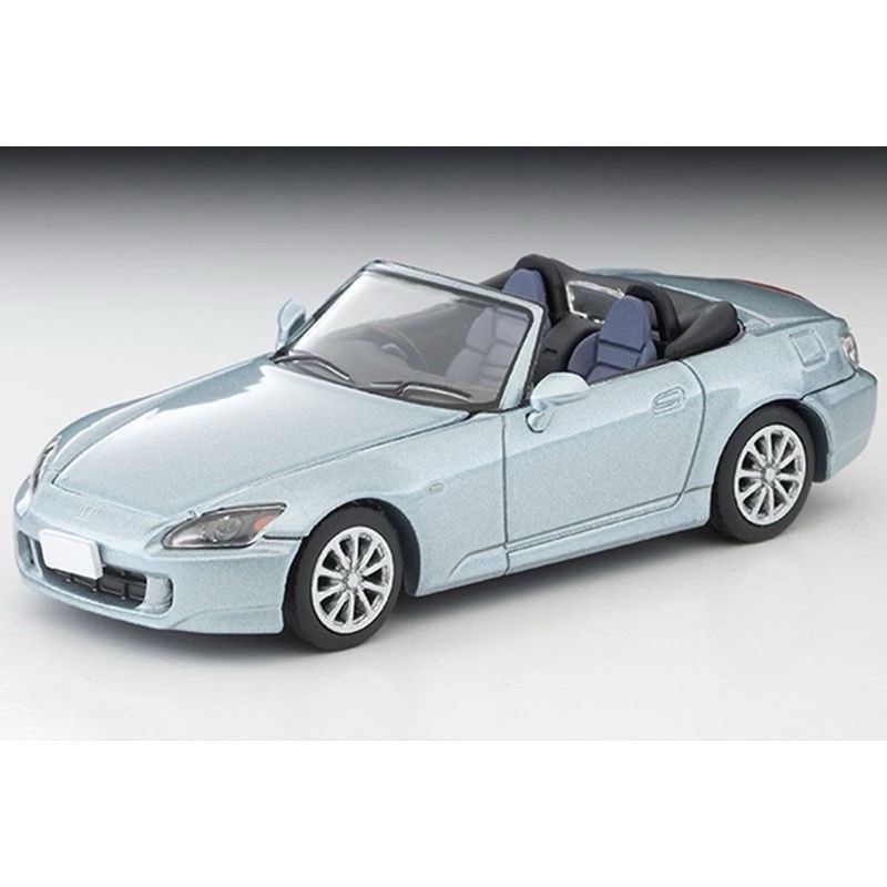 1/64 TLV N280c S2000 Blue Diecast Alloy Car Model Collectible