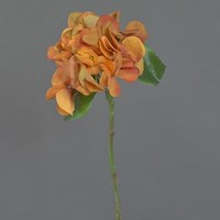 Artplants KüNstliche Hortensie Chidori, Orange, 30Cm, Ø13Cm