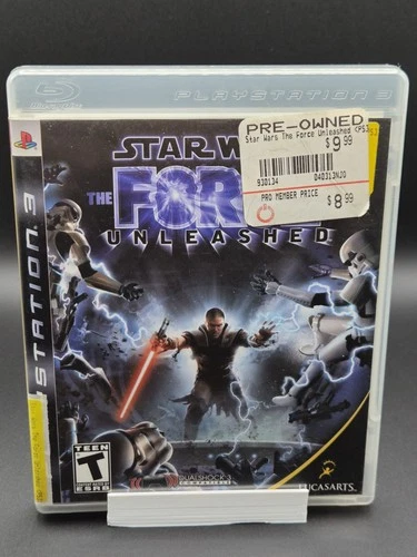 Star Wars: The Force Unleashed Playstation 3, Tested Working, Fast Shipping