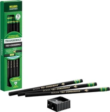 Ticonderoga PENCIL STANDARD TRI-WRITE #2 BLK PACK OF 12