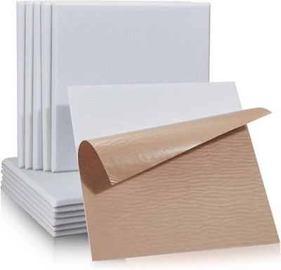 Akustikplatten Selbstklebend 30x30 cm Weiß für Wände und Decken