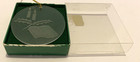 VTG Norcross Clear Glass-Frosted Etching-Christmas Ornament-Candle/Holly/Hymnal — photo 3