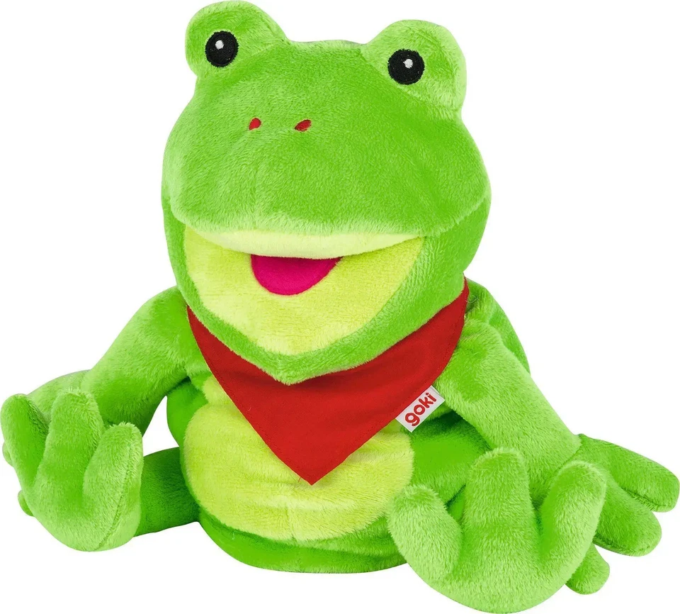 GOLLNEST & KIESEL GMBH & Handpuppe Frosch Frilo | H= 30 cm, Plüsch, per Stück | Deutsch | 51785 | 2025