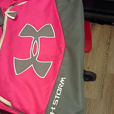 Borsone Under Armour Storm Large 60L rosa/grigio zip con tracolla regolabile