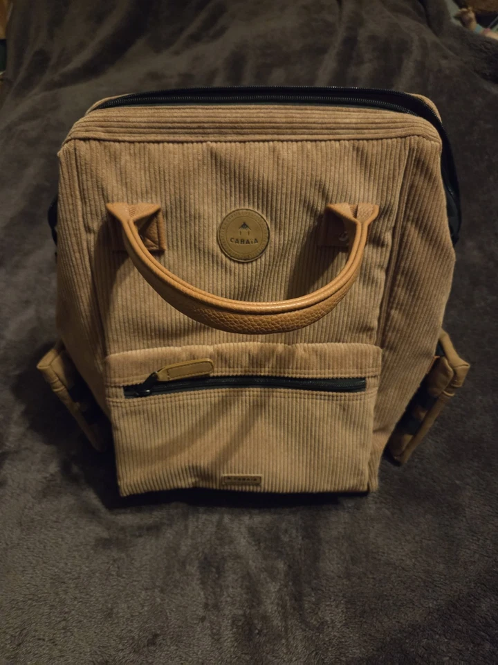 Top! CABAIA Adventurer Backpack M Rucksack Dubai hellbraun mit 6 Taschen - Bild 2 von 4