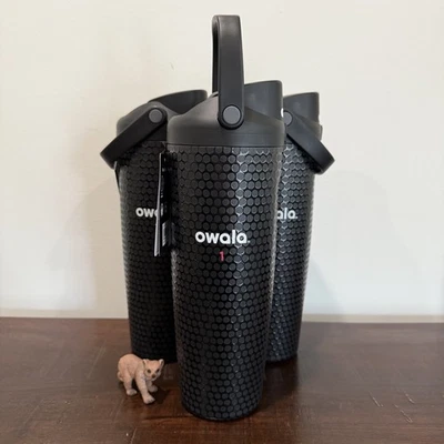 Owala Fairways For Days FreeSip Sway Golf Water Bottle 30oz Black SHIPS TODAY