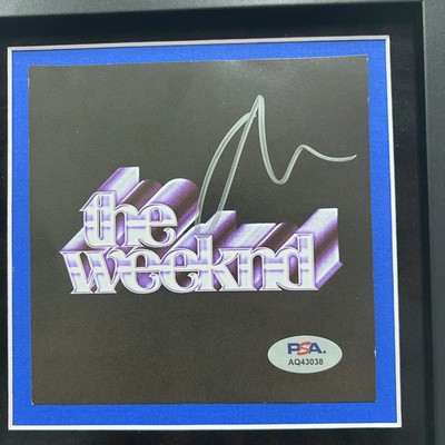 The Weeknd Signed CD Cover Framed PSA/DNA Autographed Dawn FM | eBay