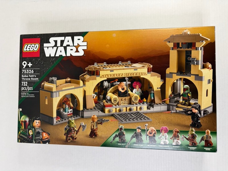LEGO 75326 Star Wars Boba Fett's Throne Room Set - New Factory Sealed - Retired