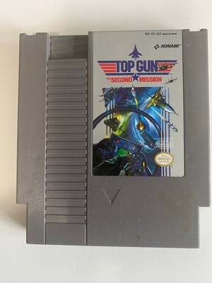 Top Gun The Second Mission NES Video Game Konami Flight Tested Working