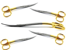 5 TC Lagrange Shears Curved 11cm Gums Dental Surgical Surgical Micro Fabric