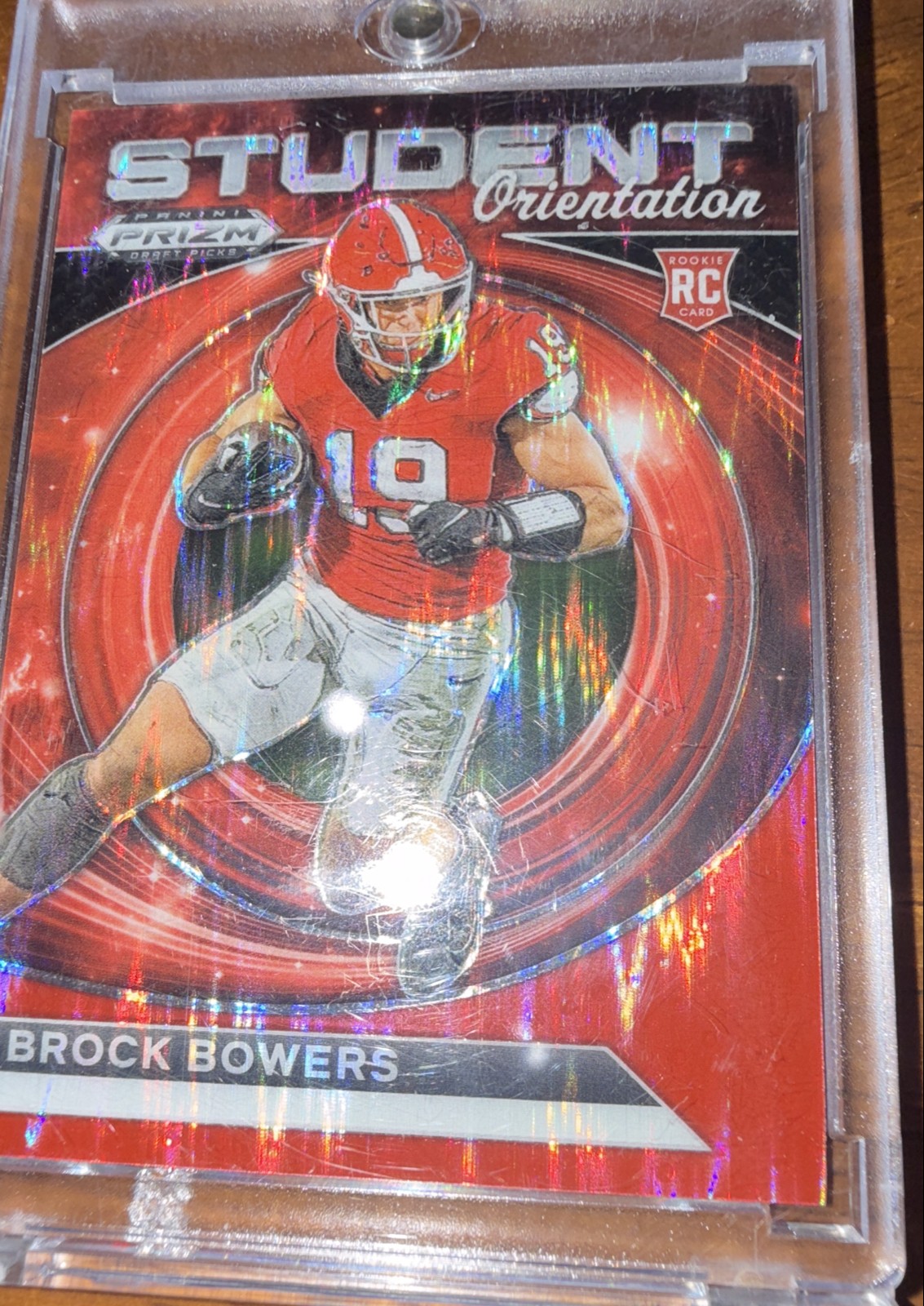 2024 Panini Prizm Draft Picks - Student Orientation Brock Bowers Prizm /49 (RC)
