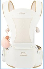 Baby Carrier with Hip Seat,All-Position Breathable Mesh Hip Seat  Carrier 0-...