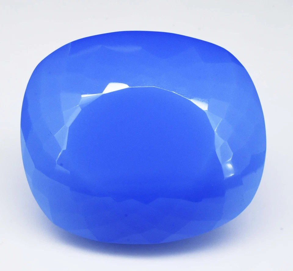 Stunning Blue Opal 347.40 Ct Cushion Cut Certified Rare Gemstone - Image 2 of 4