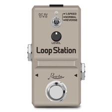 Rowin LN-332S Loop Station Looper Pedal 10 Min Unlimited Overdubs True Bypass